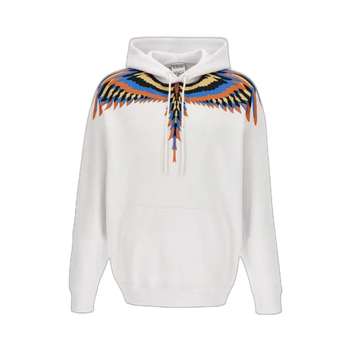 County Of Milan Wings Printed Drawstring Hoodie