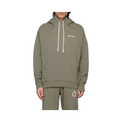 Tempera Cross-Print Pullover Hoodie