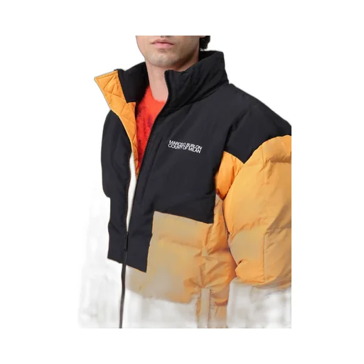 County Of Milan Logo Printed Puffer Jacket