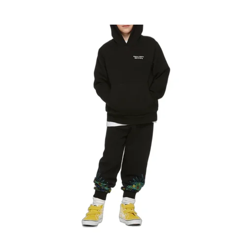 Tempera Cross Logo-Print Hoodie