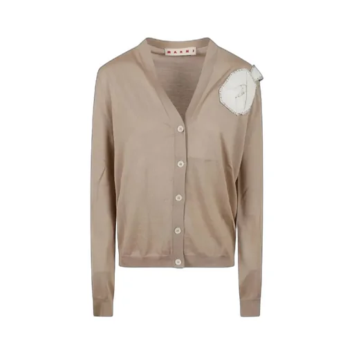 V-Neck Knitted Cardigan