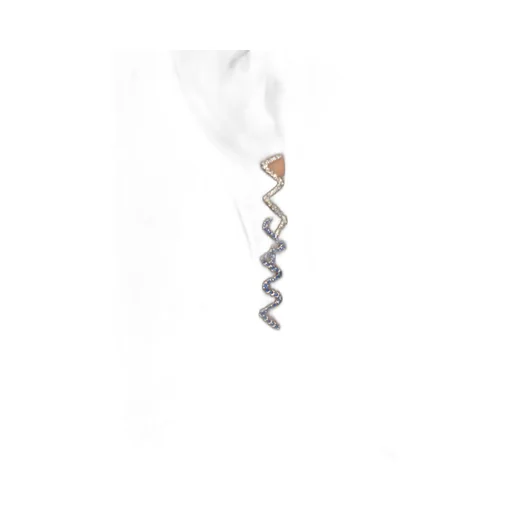 Symbol Embellished Logo Plaque Earrings