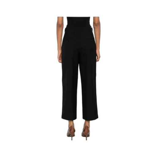 Side-Pockets Straight Trousers