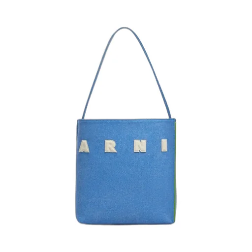 Logo-Patch Top Handle Tote Bag