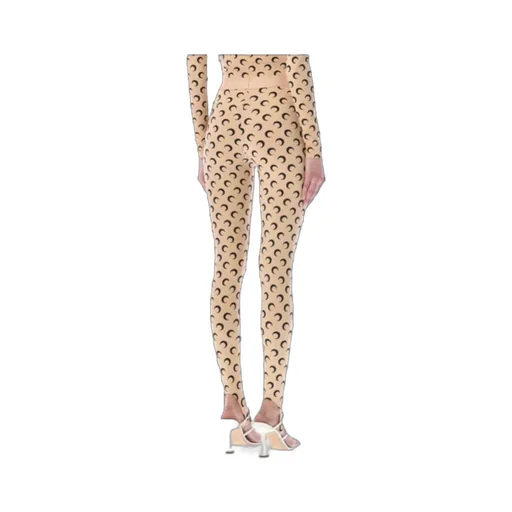 Moon Printed Skinny-Cut Leggings