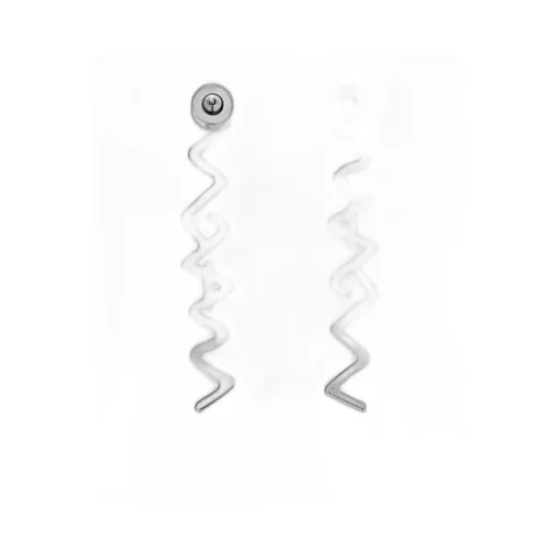 Symbol Embellished Logo Plaque Earrings