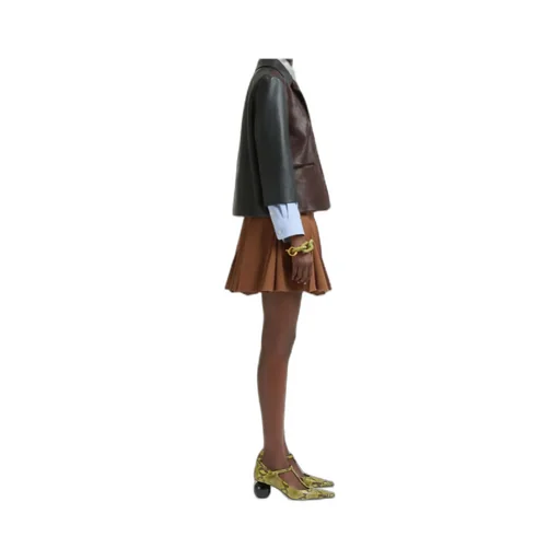 Pleated Mini Skirt