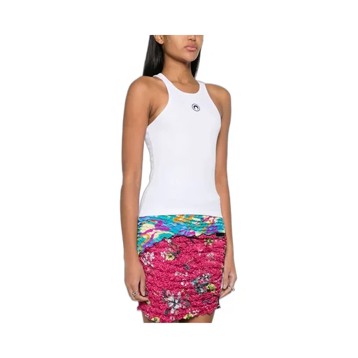 Logo Embroidered Sleeveless Tank Top