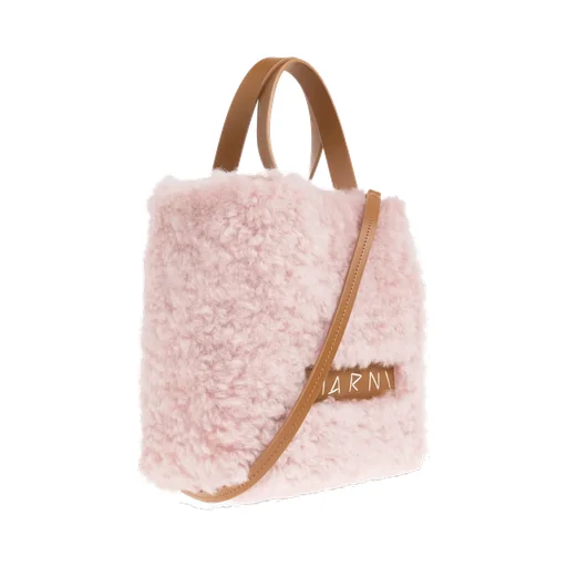 Shearling Tote Bag