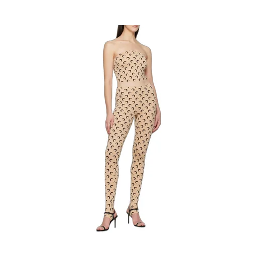 Moon Printed Skinny-Cut Leggings