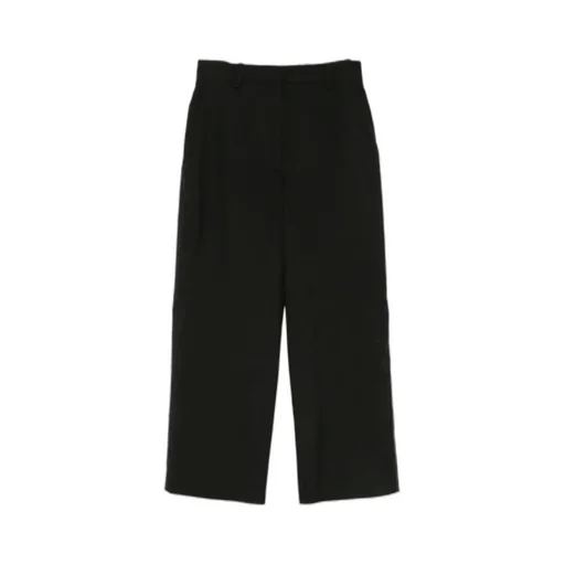 Side-Pockets Straight Trousers