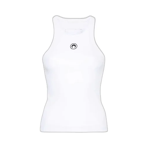Logo Embroidered Sleeveless Tank Top
