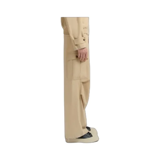 Draped Cargo Trousers