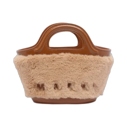 Tropicalia Micro Bag With Fur Trim