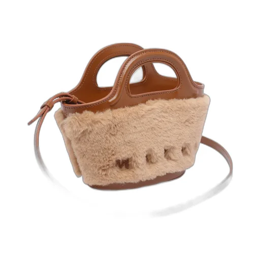Tropicalia Micro Bag With Fur Trim