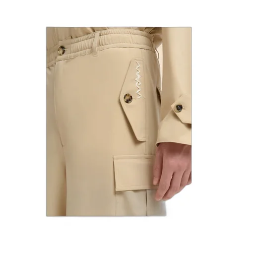 Draped Cargo Trousers