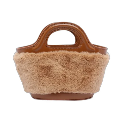 Tropicalia Micro Bag With Fur Trim