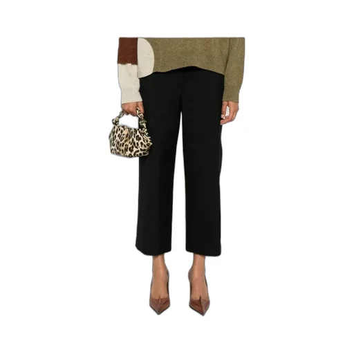 Side-Pockets Straight Trousers