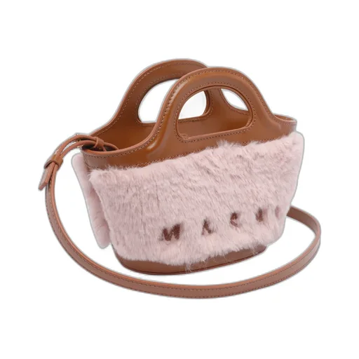 Tropicalia Micro Bag With Faux Fur Trim