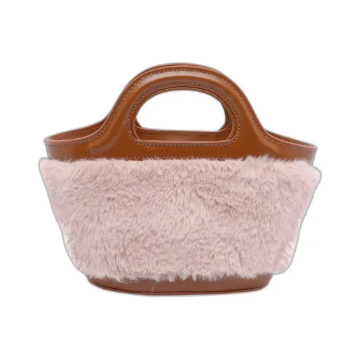 Tropicalia Micro Bag With Faux Fur Trim