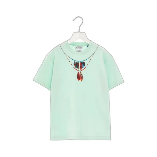 Necklace-Printed Crewneck T-Shirt