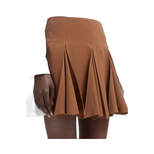 Pleated Mini Skirt