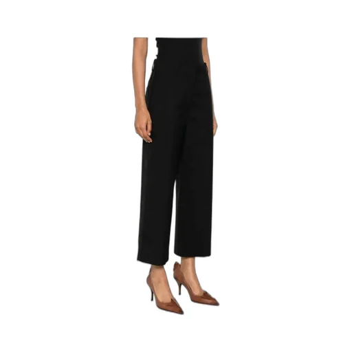 Side-Pockets Straight Trousers