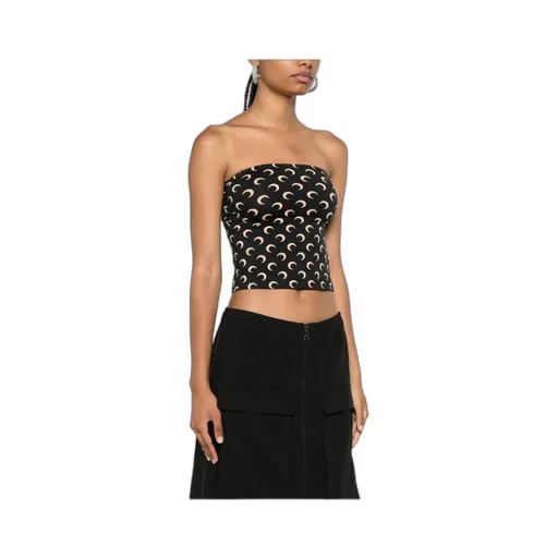 All-Over Moon Printed Top