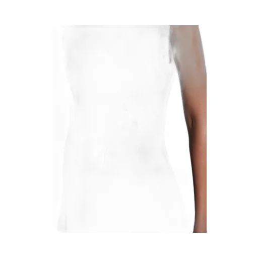 Distressed Effect Sleeveless Knitted Dress