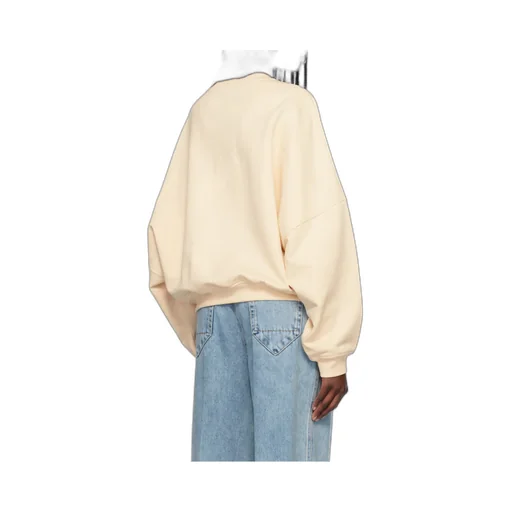 Logo Printed Drop Shoulder Sweatshirt