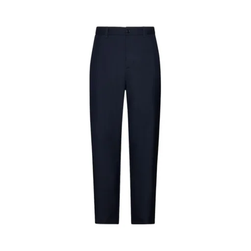 Mid-Rise Logo-Waistband Trousers