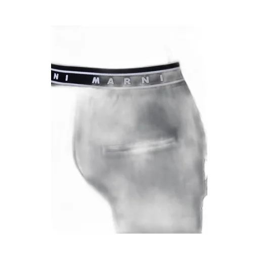 Mid-Rise Logo-Waistband Trousers