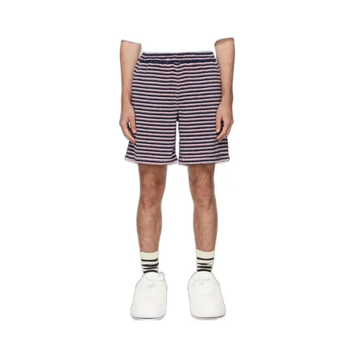 Striped Knee-Length Shorts