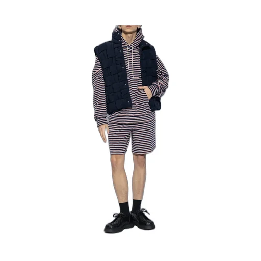 Striped Knee-Length Shorts