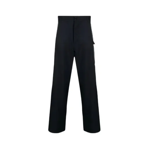 High-Waist Straight-Leg Trousers