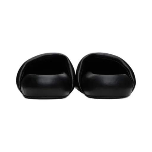 Open-Toed Flat Slippers