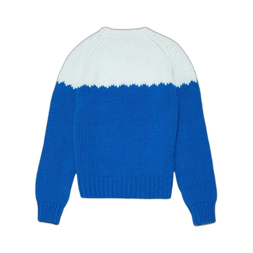Cotton Blend Jumper With Printed Face