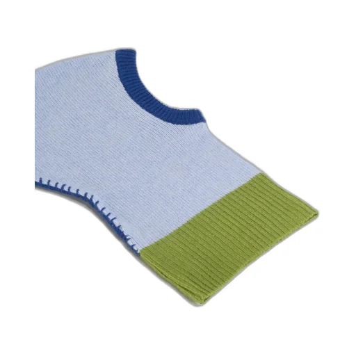 Colour-Block Cashmere Balaclava