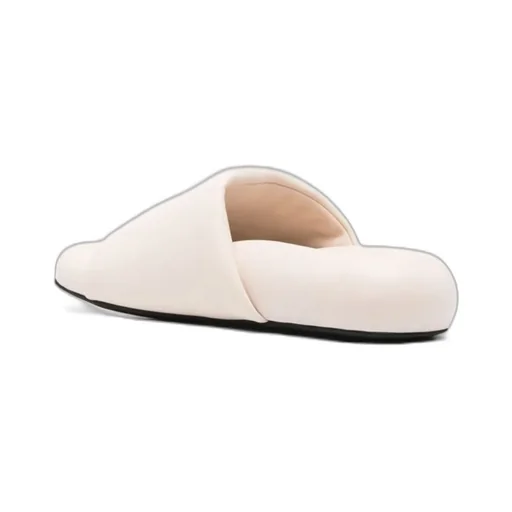 Padded Leather Slides