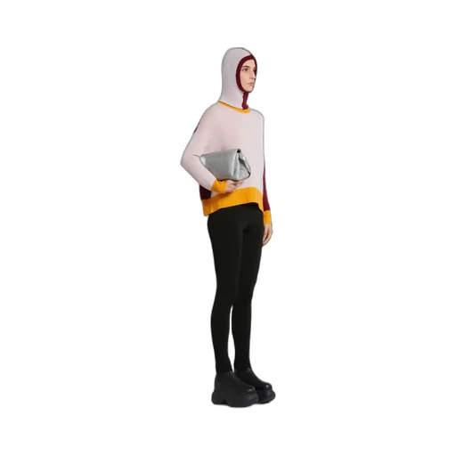 Color Blocked Crewneck Jumper