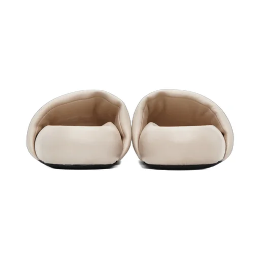 Padded Leather Slides