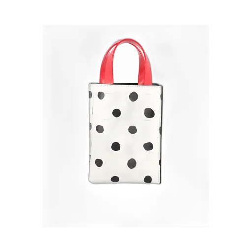 Polka Dot Printed Tote Bag