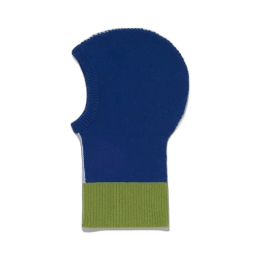 Colour-Block Cashmere Balaclava