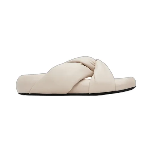 Twist Detailed Slip-On Sandals