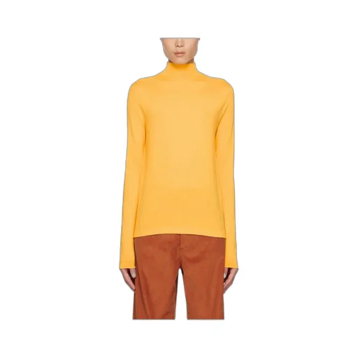Long-Sleeved High-Neck Pullover