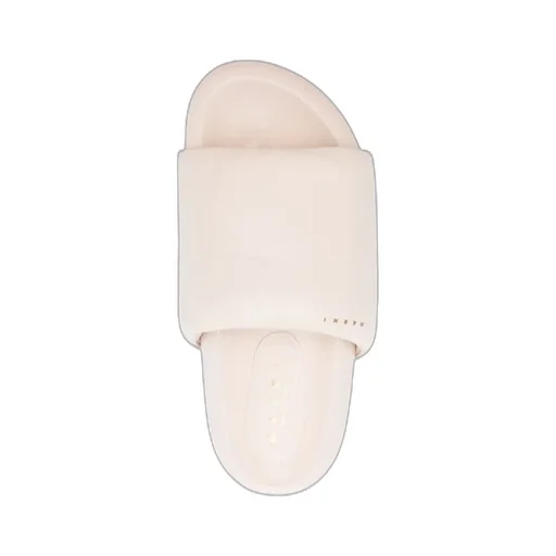 Padded Leather Slides