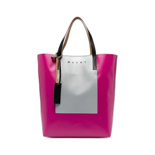 Tribeca Two-Tone Shopping Bag