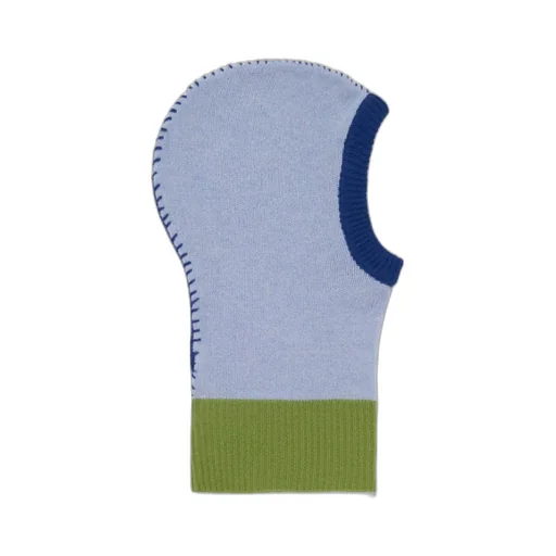 Colour-Block Cashmere Balaclava