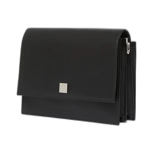 Logo-Engraved Shoulder Bag