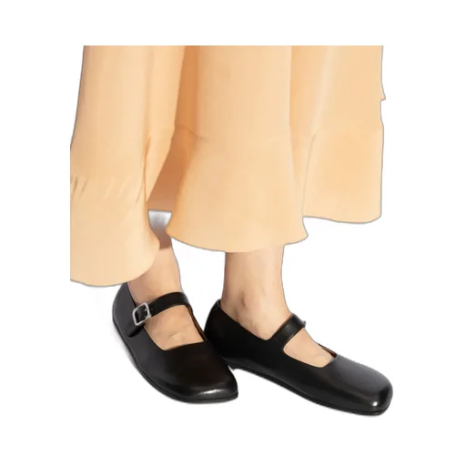 Square Toe Slip-On Ballerina Shoes